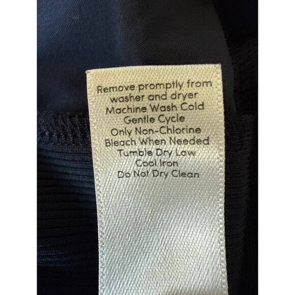 Athleta Brooklyn Mid Rise Ankle Pant Womens Size 6 Navy Blue EUC - Picture 12 of 13